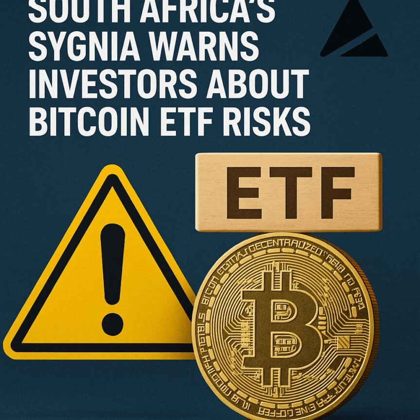 south africas sygnia cautions investors against bitcoin etf risks