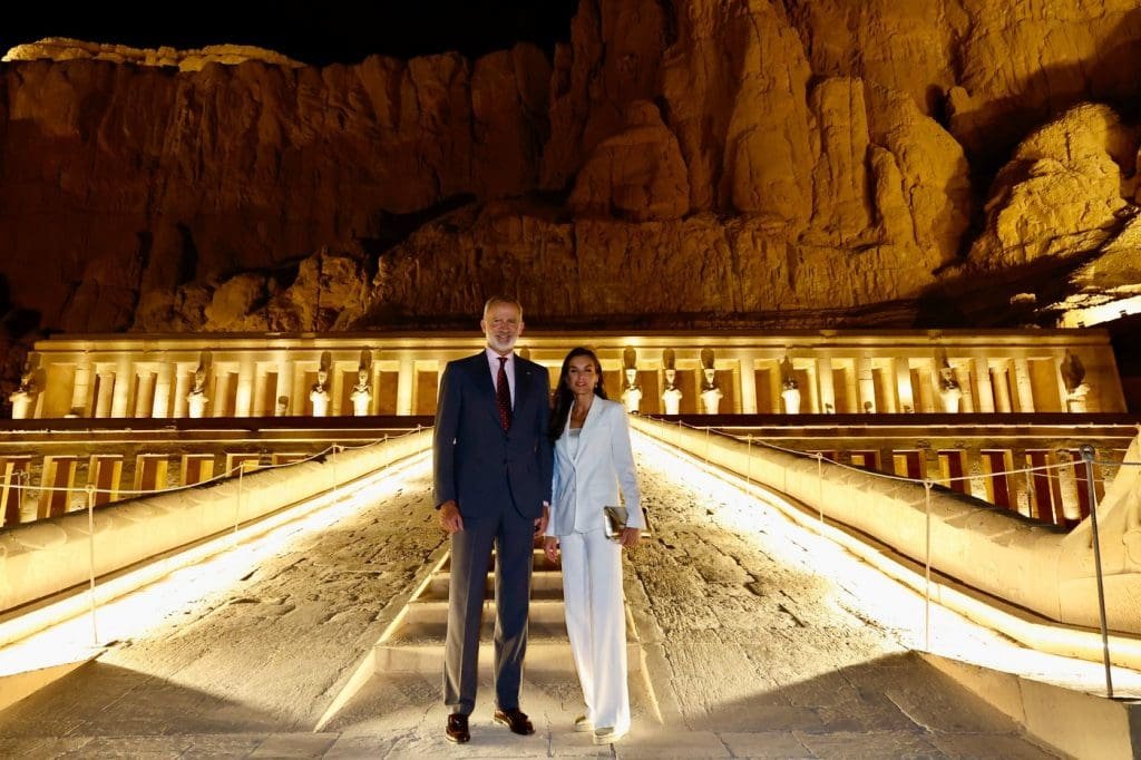 Spanish Royals Visit the Valley of the Kings in Egypt
