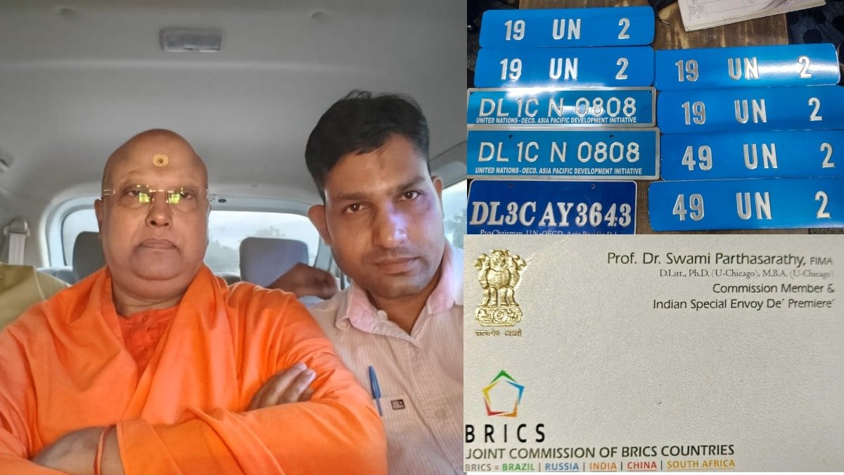 swami chaitanyanand saraswati arrested for using fake un2c brics visiting cards to impersonate pmo link