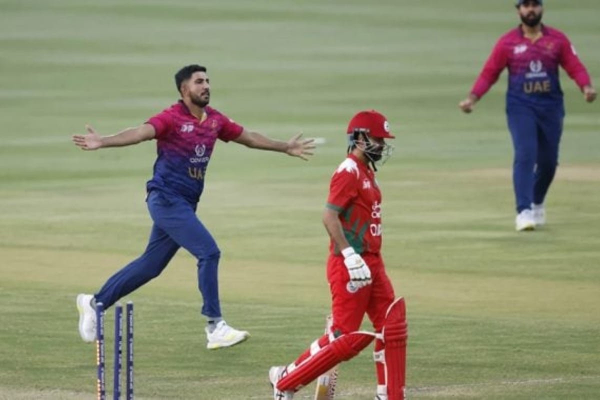 UAE Emerges Victorious over Oman with a 42-run Lead in Asia Cup Encounter
