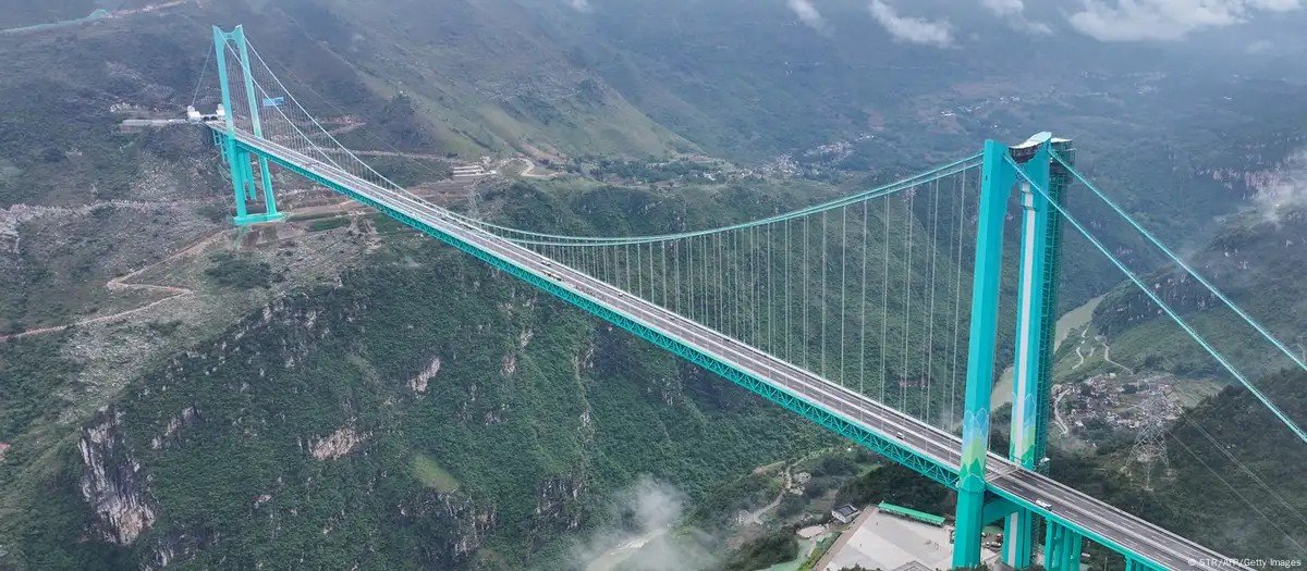 worlds tallest bridge inaugurated in china