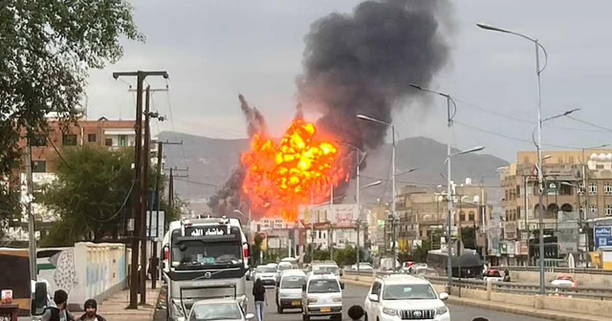 yemen attacked by israel over capital city 9 people killed