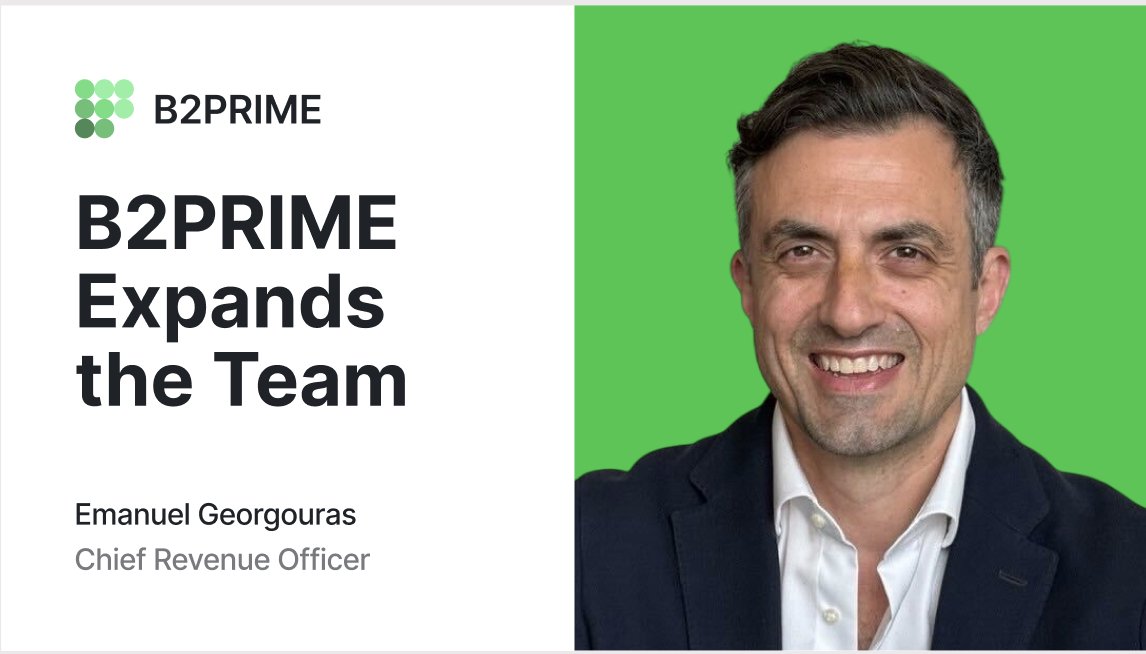 B2PRIME Appoints Emanuel Georgouras as CRO to Drive Institutional Growth and Revenue Strategy