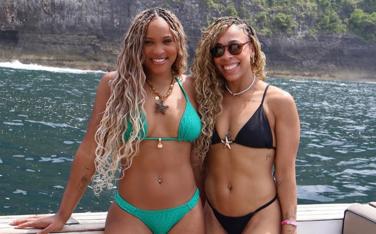 Rebeca Andrade and Lorrane Oliveira enjoy trip in Indonesia