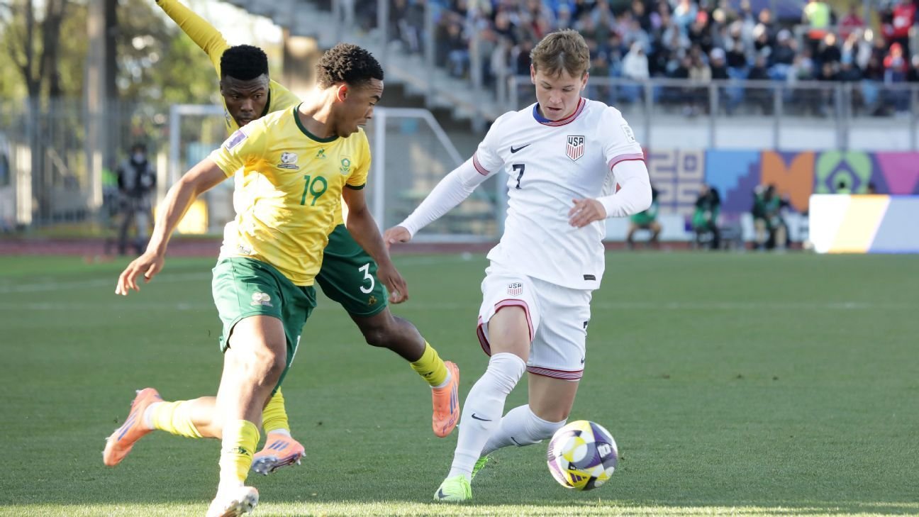 USMNT U20 Secures Top Spot in World Cup Group Despite Loss to South Africa