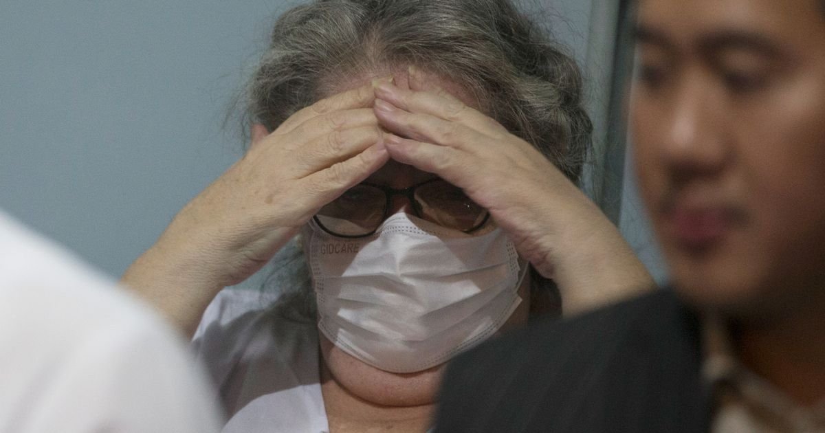 Brit drug mule gran Lindsay Sandiford seen for first time after 13 years on Death Row