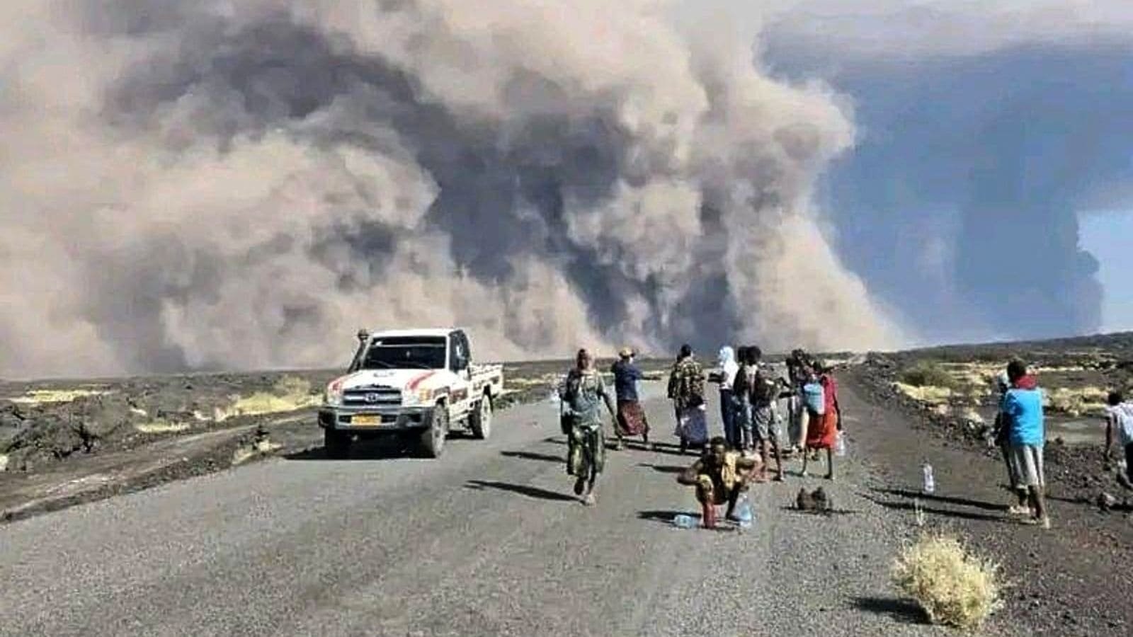 Ethiopia volcano eruption leaves villages under ash