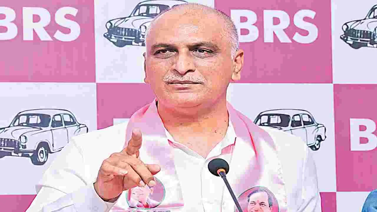 Harish Rao: Revanth’s land looting allegations