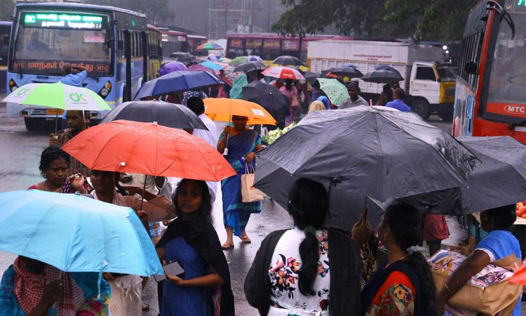 Heavy Rain Expected in 10 Districts of Tamil Nadu Today – Meteorological Department Report