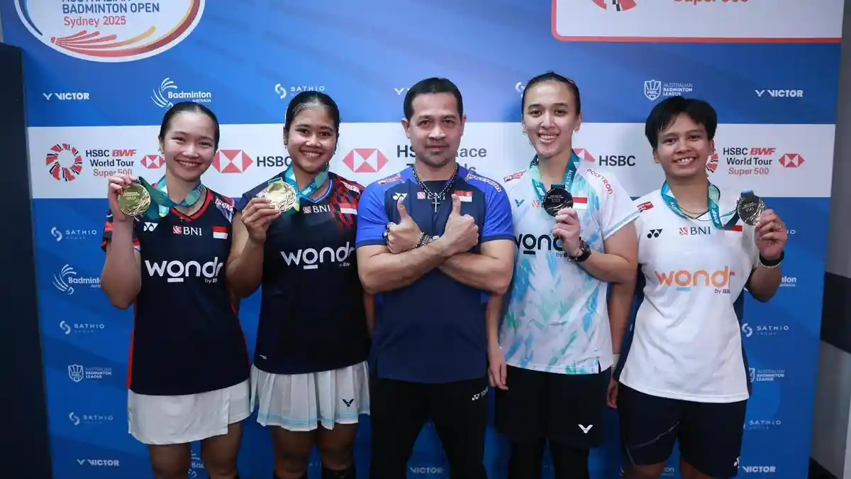 Indonesian Young Athletes Shine at Australia Open 2025