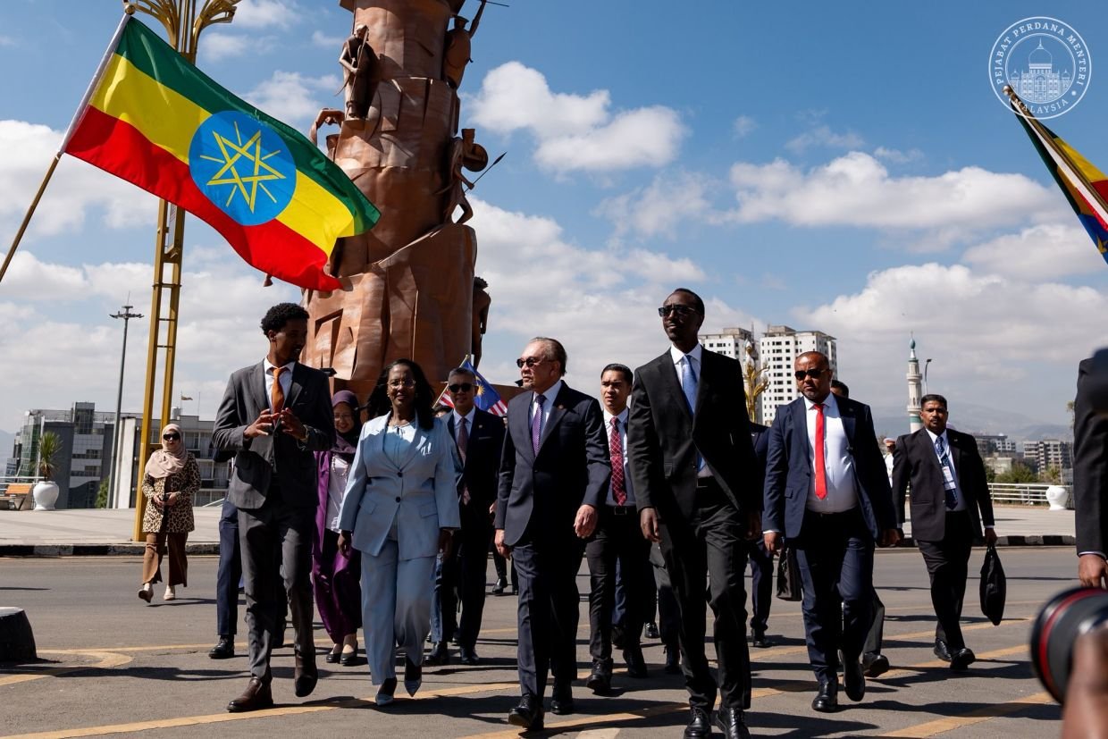 Malaysian PM Anwar Ibrahim Receives Warm Welcome on First Visit to Ethiopia