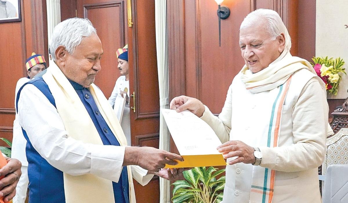 Nitin Kumar Delivers Address to Celebrate Bihar Election Victory