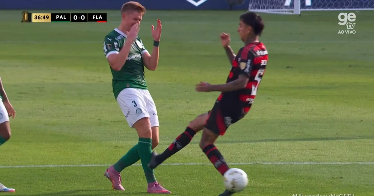 Should Pulgar have been sent off in Palmeiras x Flamengo? Analyst assesses