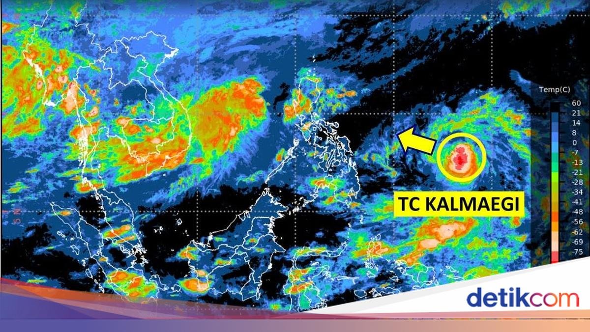 Tropical Cyclone Kalmaegi Passes through Indonesian Region, Bringing Moderate to Heavy Rain in This Area!