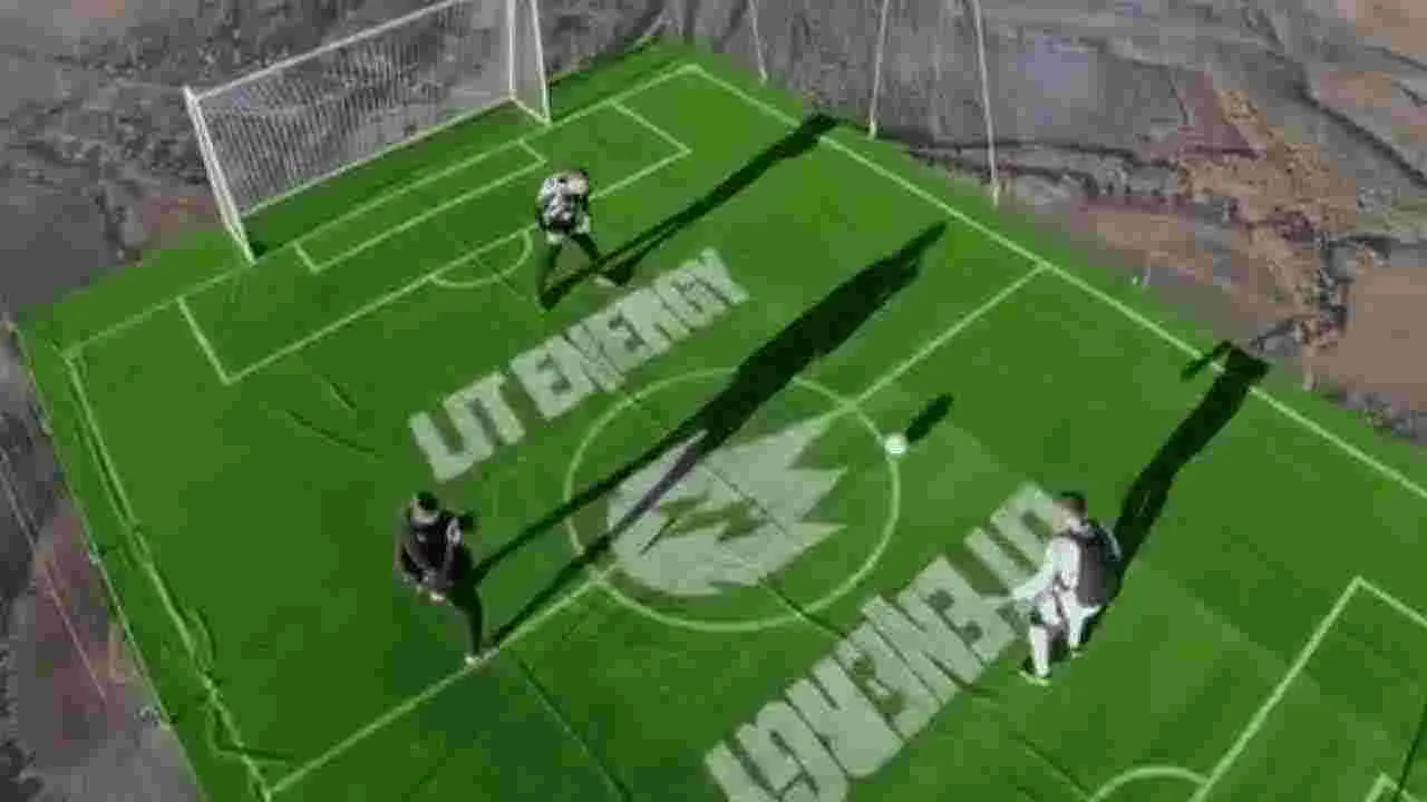 Sergei Boytsov: Playing Football Match at 5500 Feet in the Sky Stadium